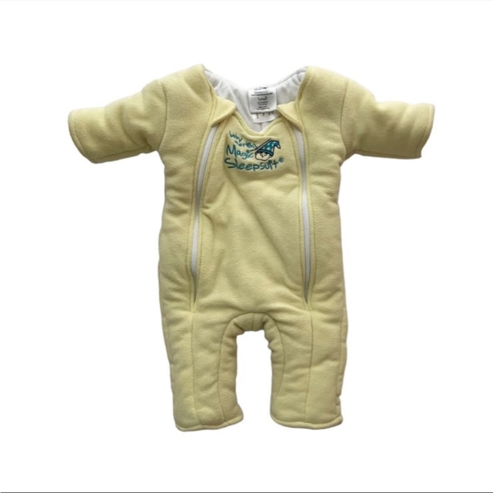 Yellow Baby Sleepsuit by Baby Merlin’s